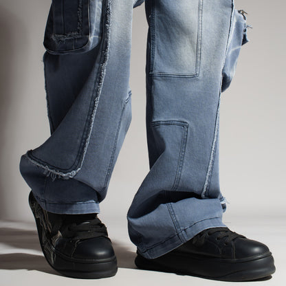 BLUE 3D CIRCUIT DENIM