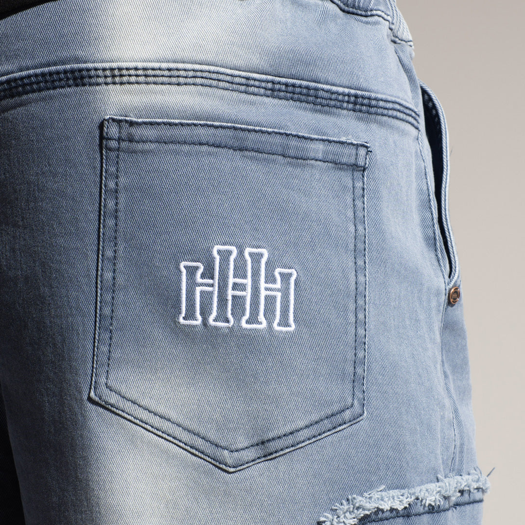 BLUE 3D CIRCUIT DENIM