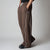 BROWN WAVY EDGE SWEATPANT
