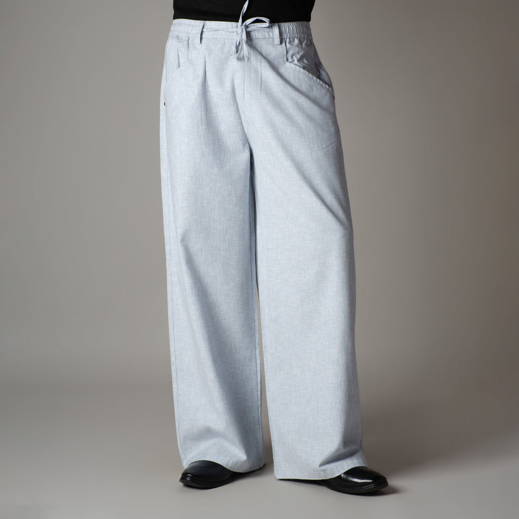ICE BLUE SOFTMOVE COTTON PANTS