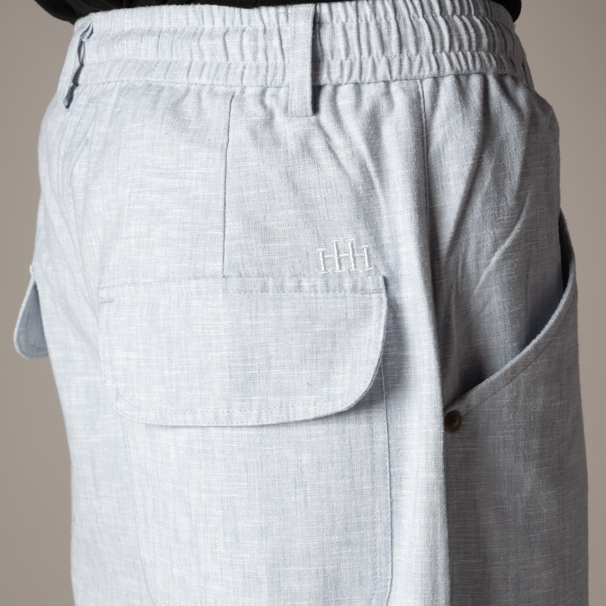 ICE BLUE SOFTMOVE COTTON PANTS