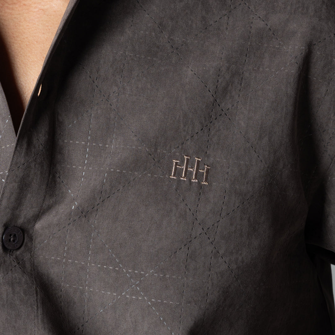 OAK BROWN SUEDE LASER LUXE SHIRT