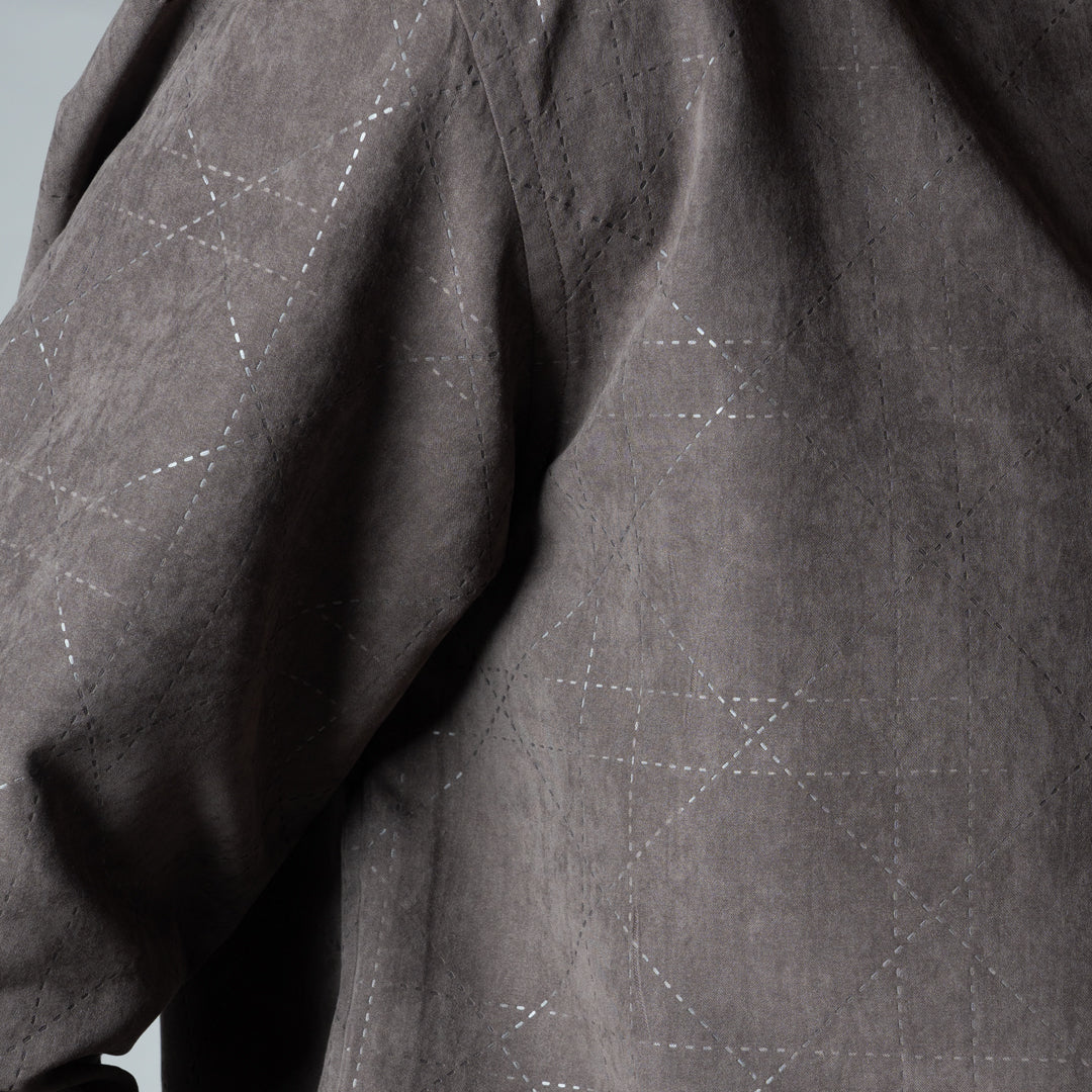 OAK BROWN SUEDE LASER LUXE SHIRT