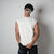 MORNING STAR IVORY SLEEVELESS GRAPHIC T-SHIRT