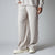 PALE GREY FLOW FABRIC PANT