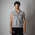 GREY KNITDRIP UTILITY JACKET