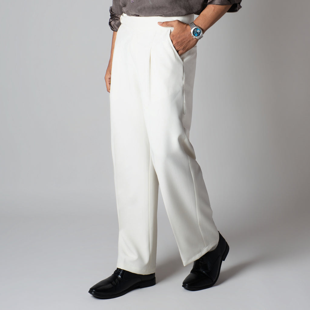 OFF-WHITE D-RING ITALIAN STYLE TROUSER