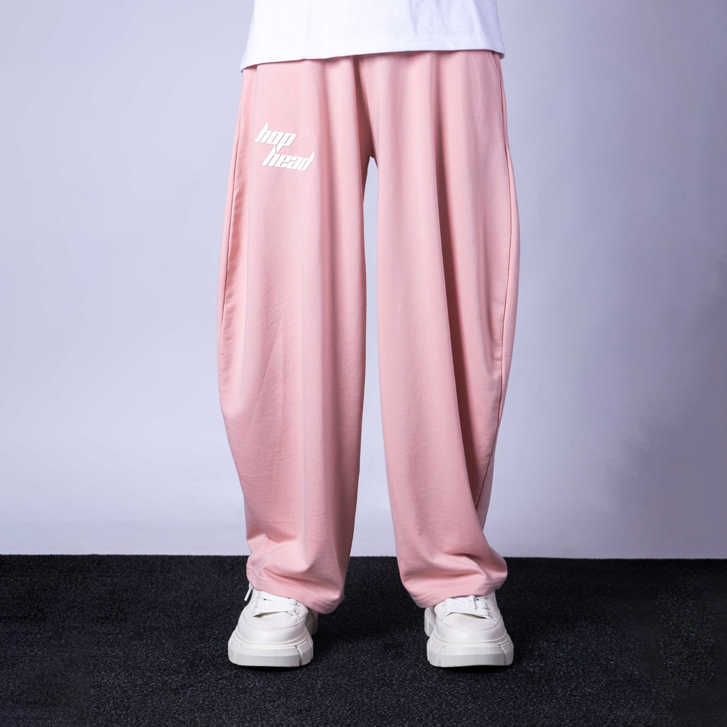 PEACH EXTREME BAGGY BASIC SWEATPANTS