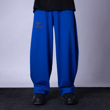 ROYAL BLUE EXTREME BAGGY BASIC SWEATPANTS