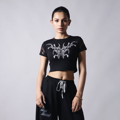 BLACKENED SOUL CROP TOP