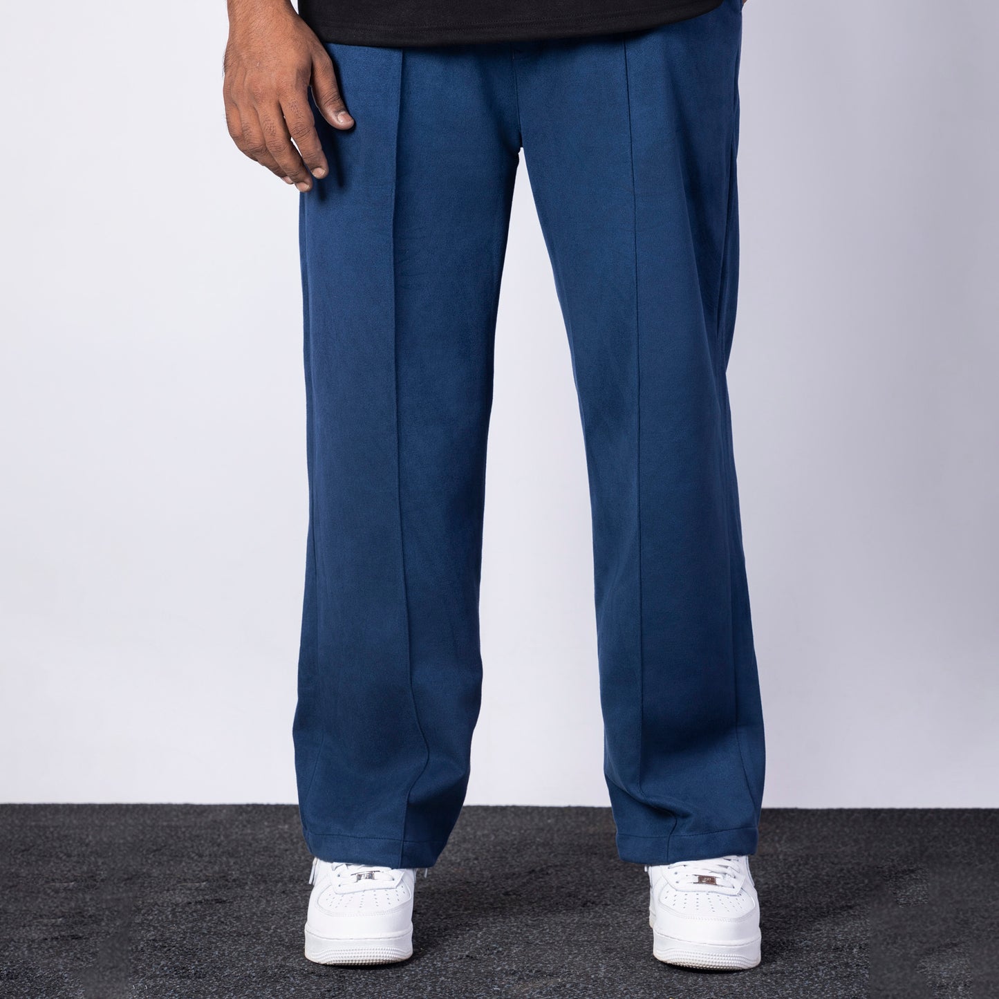 MIDNIGHT BLUE CLASSIC SUEDE PANTS