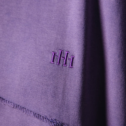 PURPLE REVERSE STITCH ZIPPER