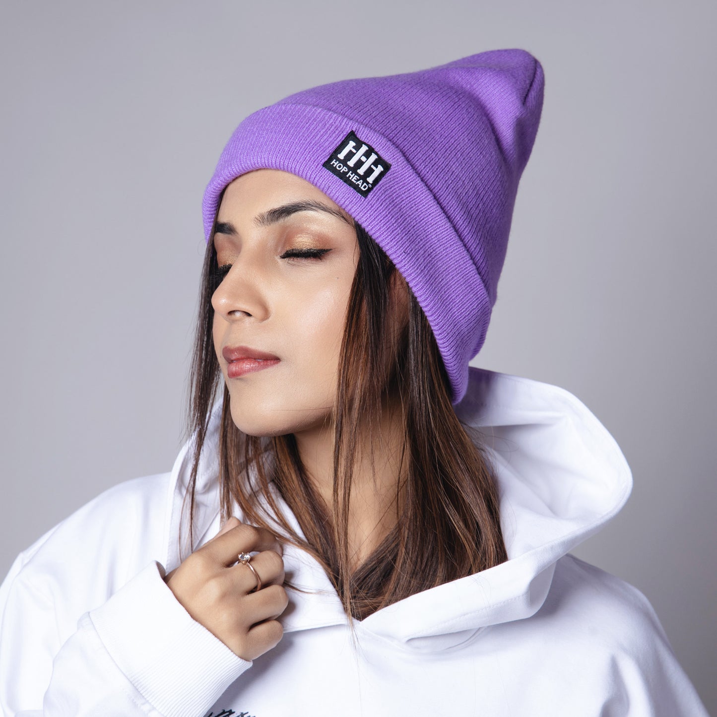 PURPLE BEANIE