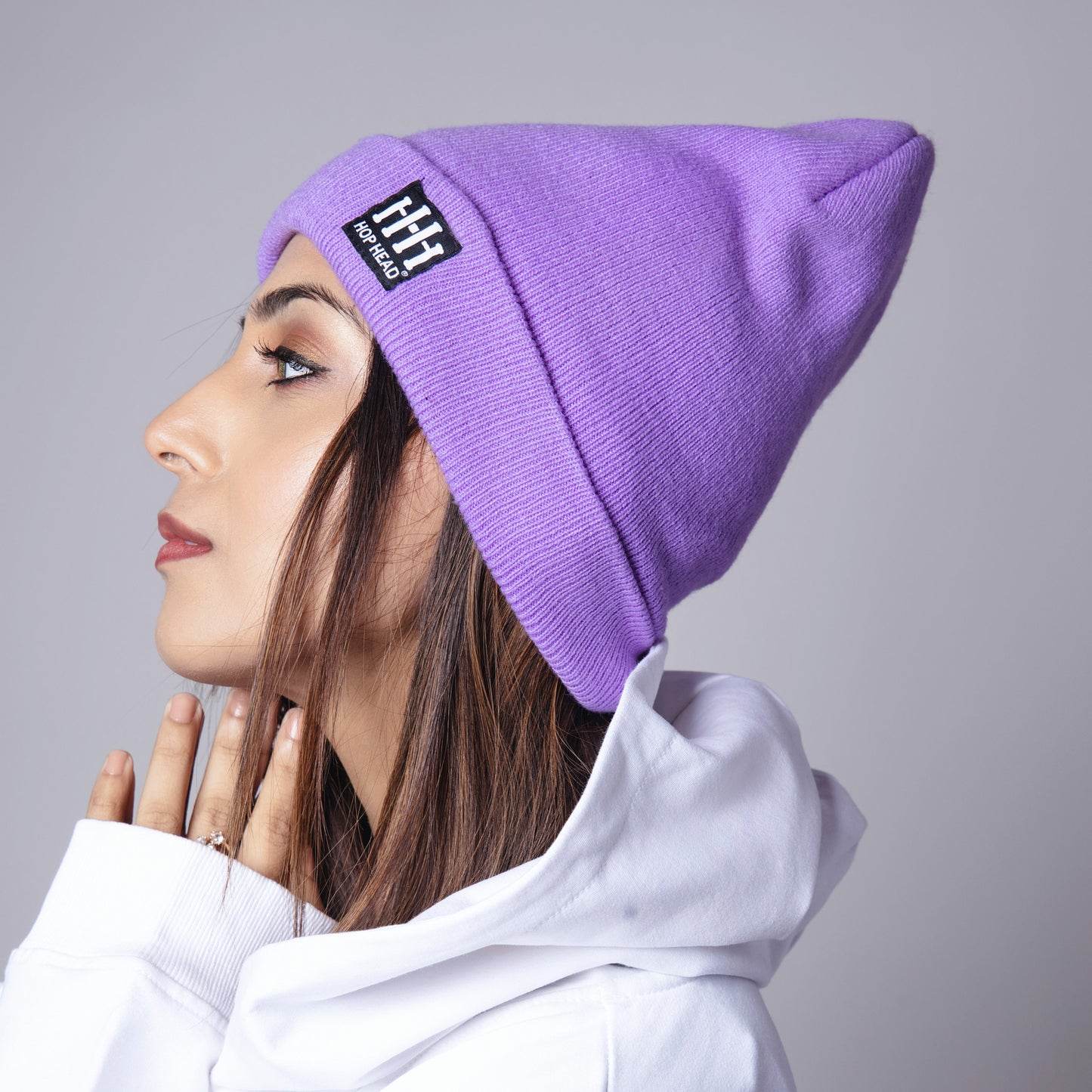 PURPLE BEANIE