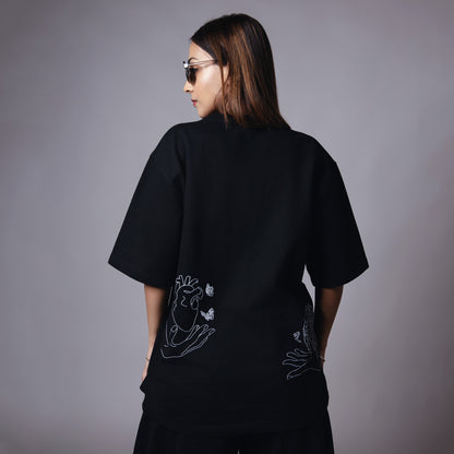 BLACK HEART AND MIND T-SHIRT