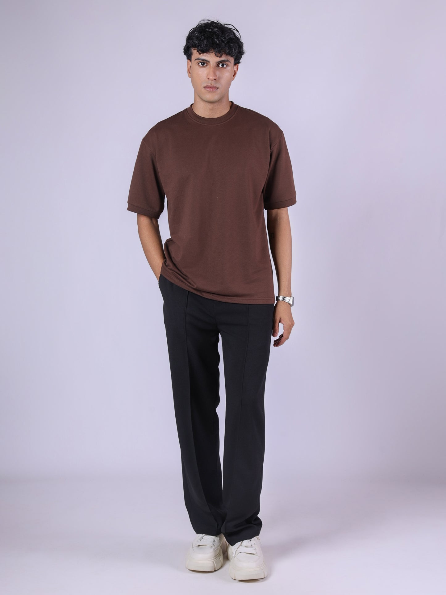 CACAO BROWN PREMIUM BASIC T-SHIRT