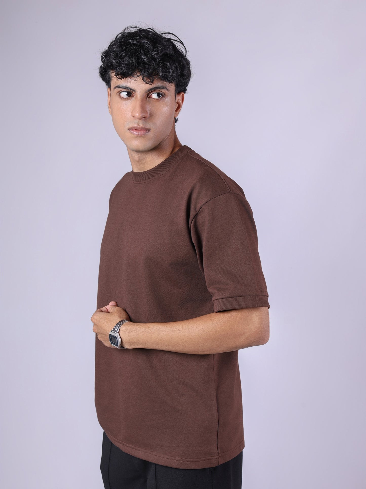 CACAO BROWN PREMIUM BASIC T-SHIRT