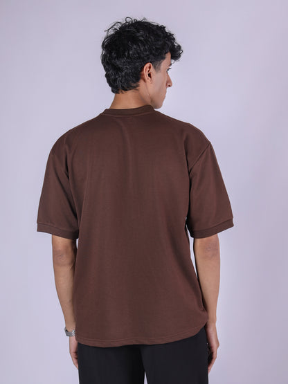 CACAO BROWN PREMIUM BASIC T-SHIRT