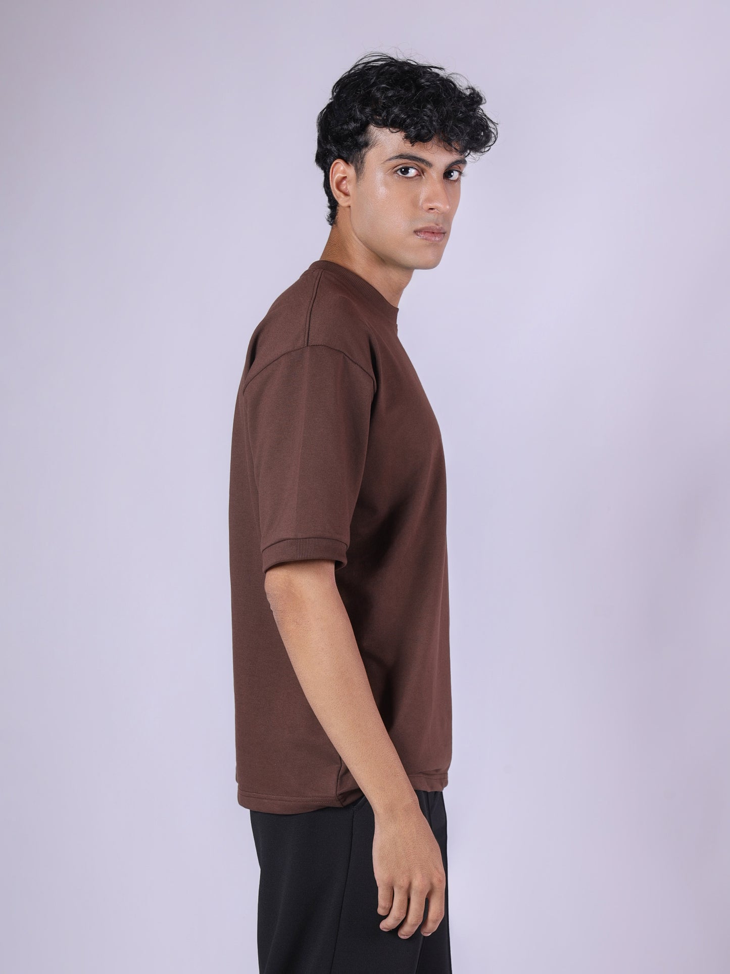 CACAO BROWN PREMIUM BASIC T-SHIRT