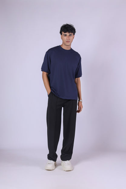 NAVY BLUE PREMIUM BASIC T-SHIRT