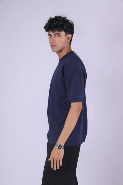 NAVY BLUE PREMIUM BASIC T-SHIRT