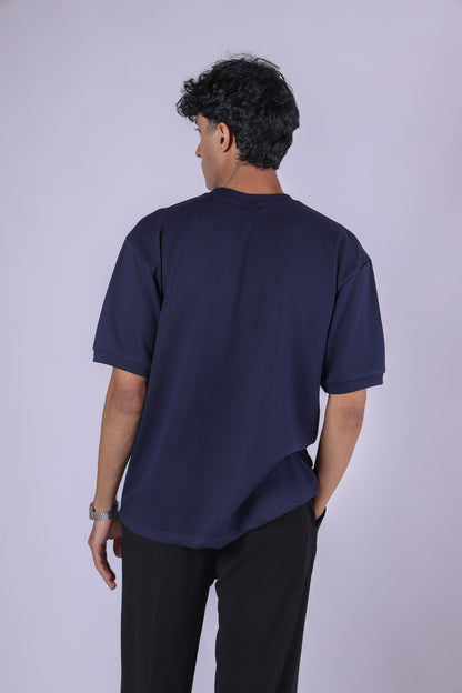 NAVY BLUE PREMIUM BASIC T-SHIRT