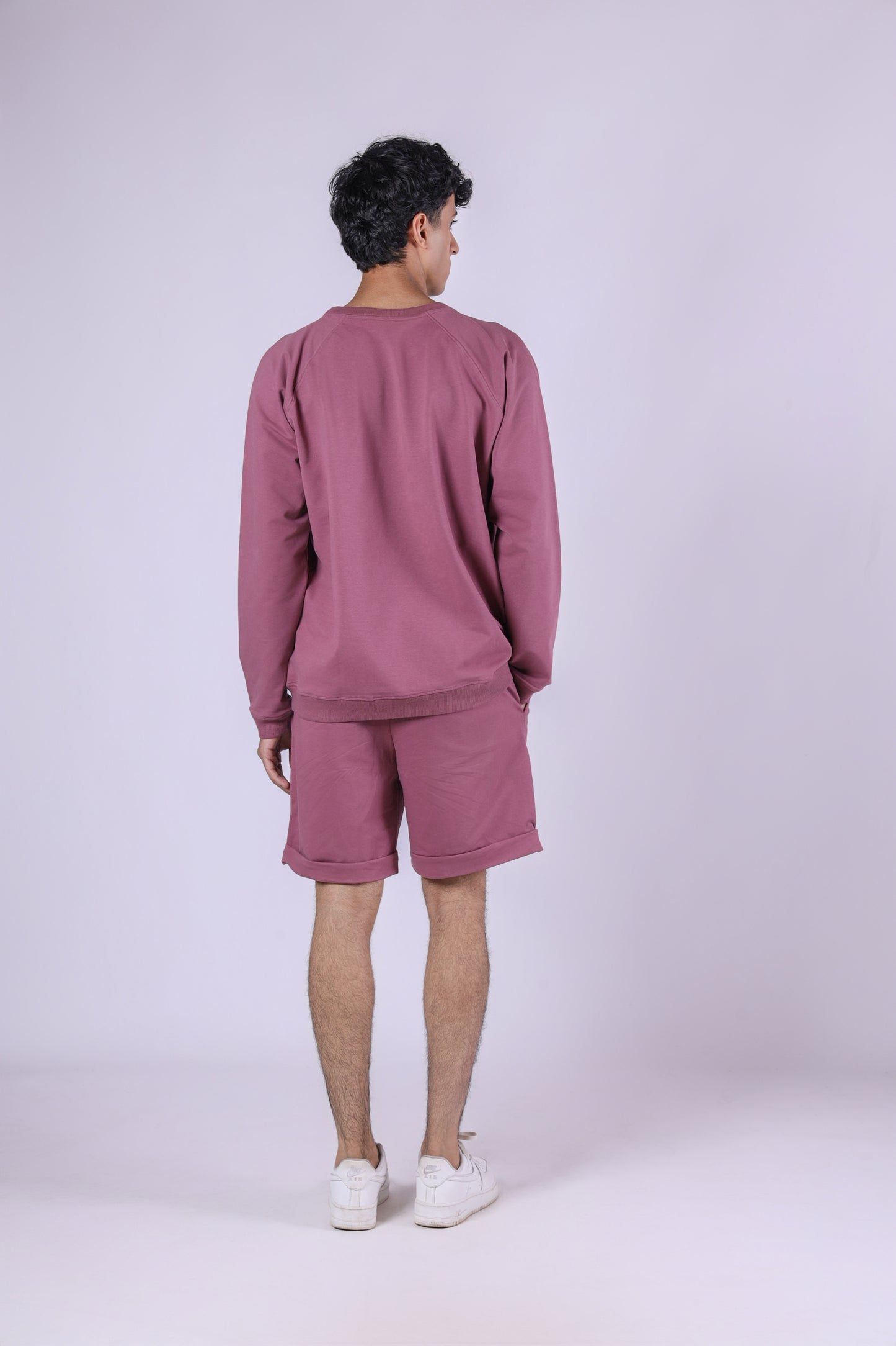 MAUVE BASIC SHORTS CO-ORD SET