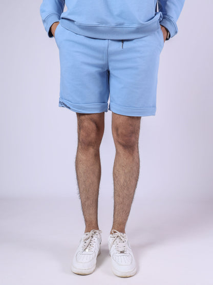 BLUE BASIC SHORTS