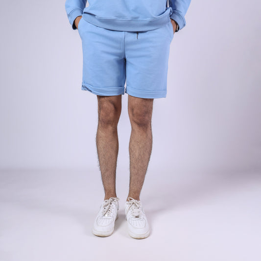 BLUE BASIC SHORTS