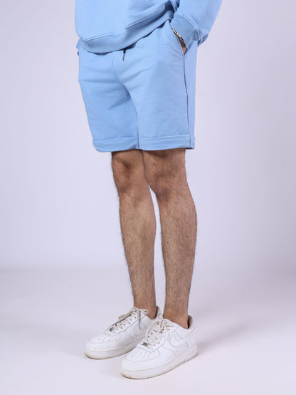 BLUE BASIC SHORTS