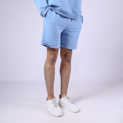 BLUE BASIC SHORTS