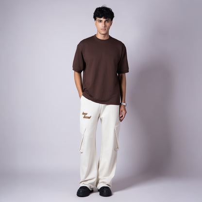 IVORY BIG POCKET EXTREME BAGGY SWEATPANTS