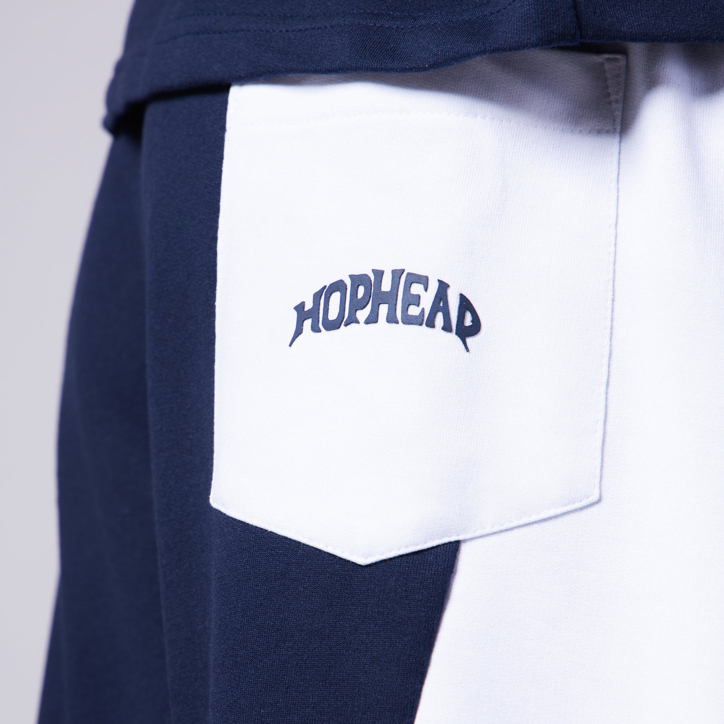 WAVY BLUE & WHITE BAGGY SWEATPANTS