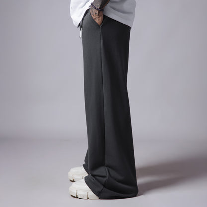 CHARCOAL BASIC HEAVY SWEATPANTS