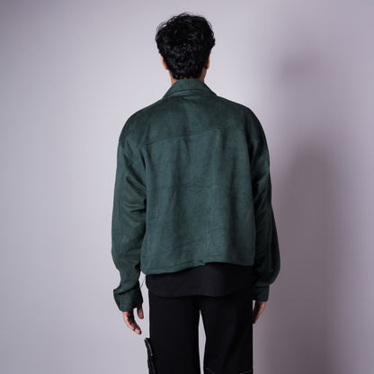 VINEYARD GREEN CROP JACKET