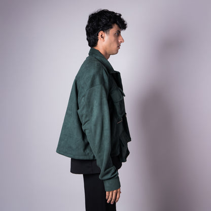 VINEYARD GREEN CROP JACKET