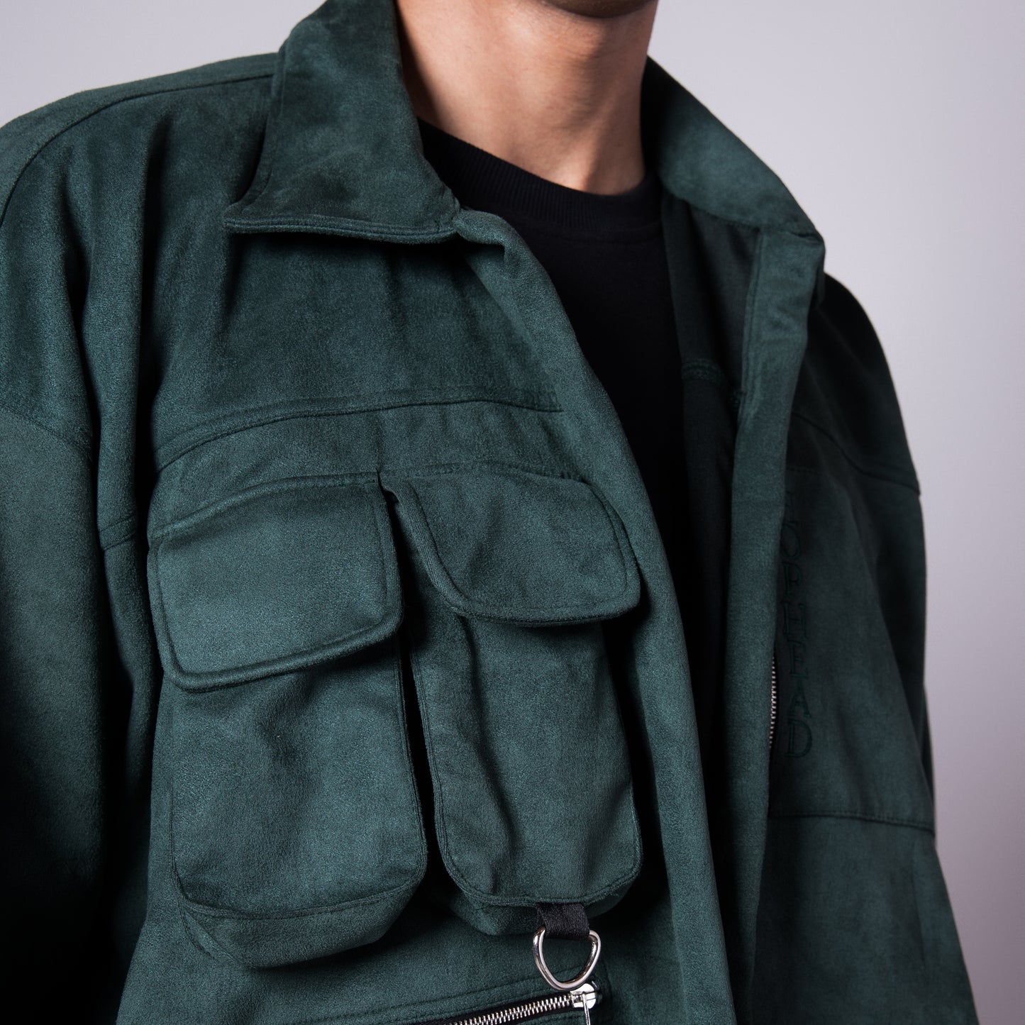 VINEYARD GREEN CROP JACKET