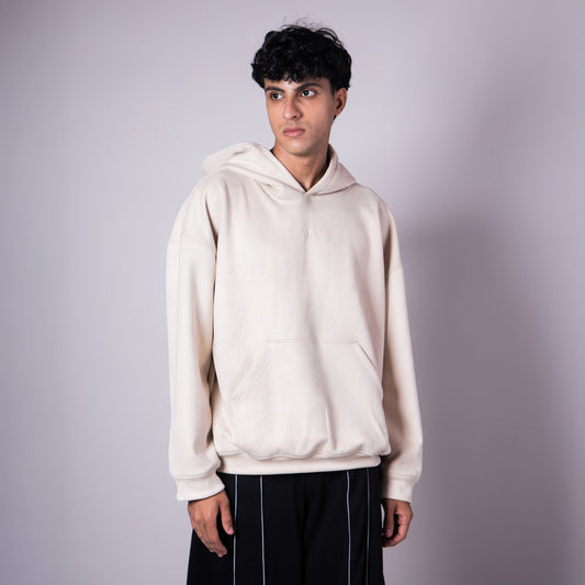 BISQUE SUEDE BLISS HOODIE