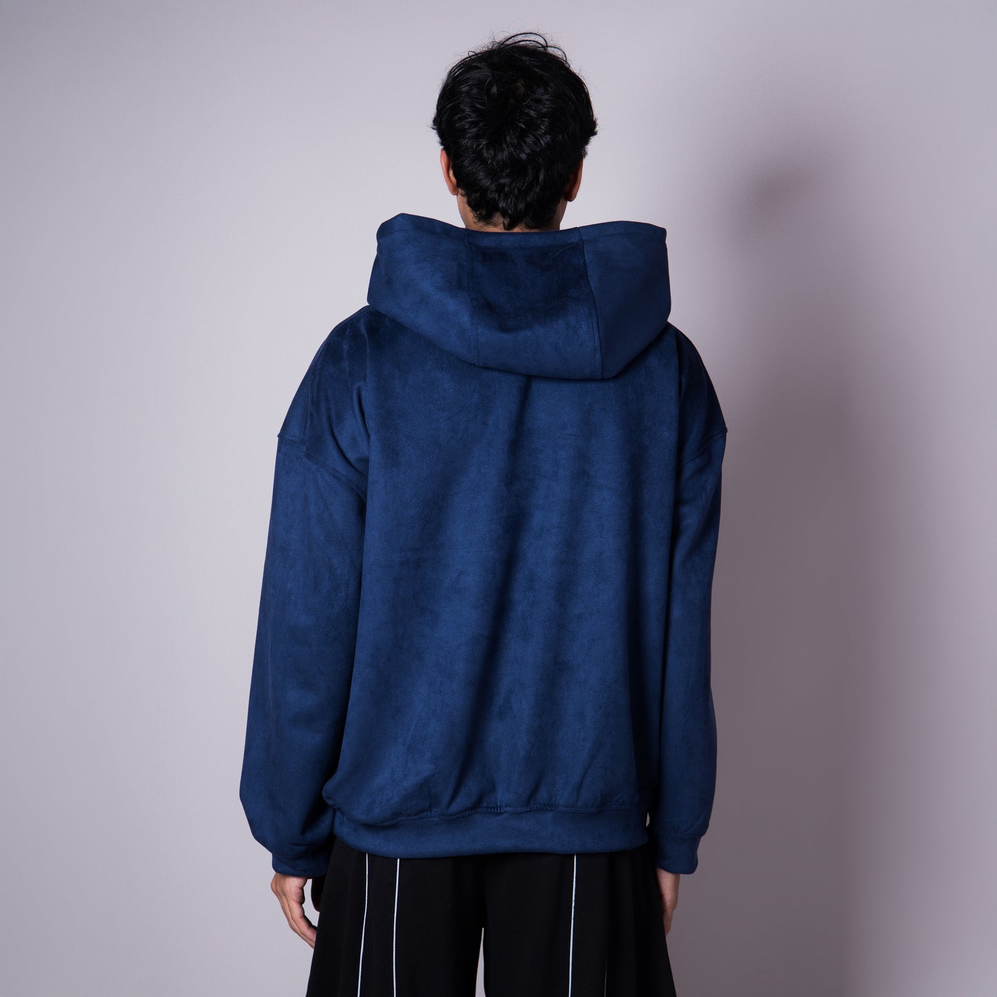 SPACE BLUE SUEDE BLISS HOODIE