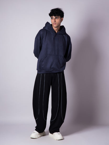 SPACE BLUE SUEDE BLISS HOODIE