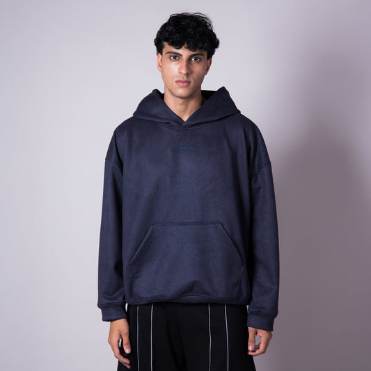 MIDNIGHT BLUE SUEDE BLISS HOODIE