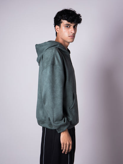 VINEYARD GREEN SUEDE BLISS HOODIE