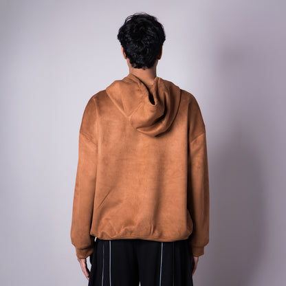 OCHRE SUEDE BLISS HOODIE