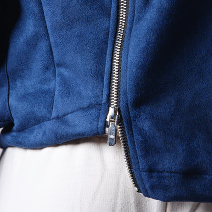 MIDNIGHT BLUE & BISQUE SWIFTZIPPER JACKET