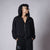 BLACK BASIC HEAVY ZIPPER HOODIE