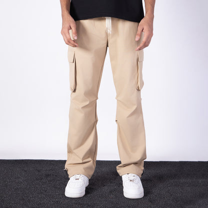 TAUPE BROWN CARGO SWEATPANT