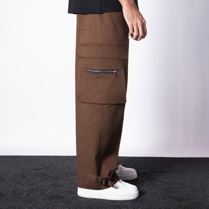 COFFEE MILITARY POCKETS COTTON CARGO