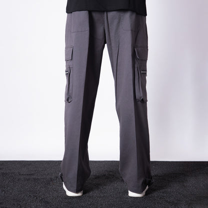CHARCOAL UTILITY POCKETS COTTON CARGO