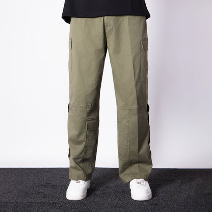 GREEN MULTI UTILITY COTTON CARGO