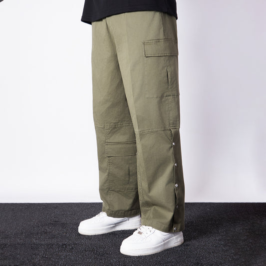 GREEN MULTI UTILITY COTTON CARGO